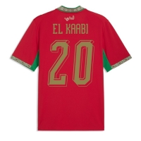 Camiseta Marruecos Ayoub El Kaabi #20 Primera Equipación Replica Mundial 2026 mangas cortas